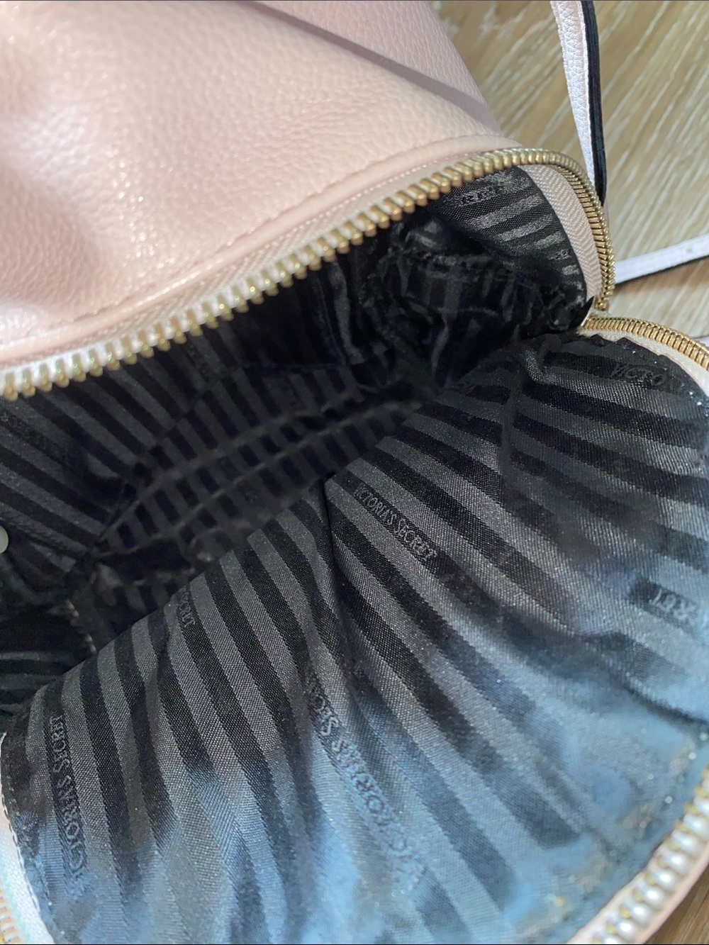 Victoria's Secret Blush Quilted Mini Backpack - Picture 4 of 7